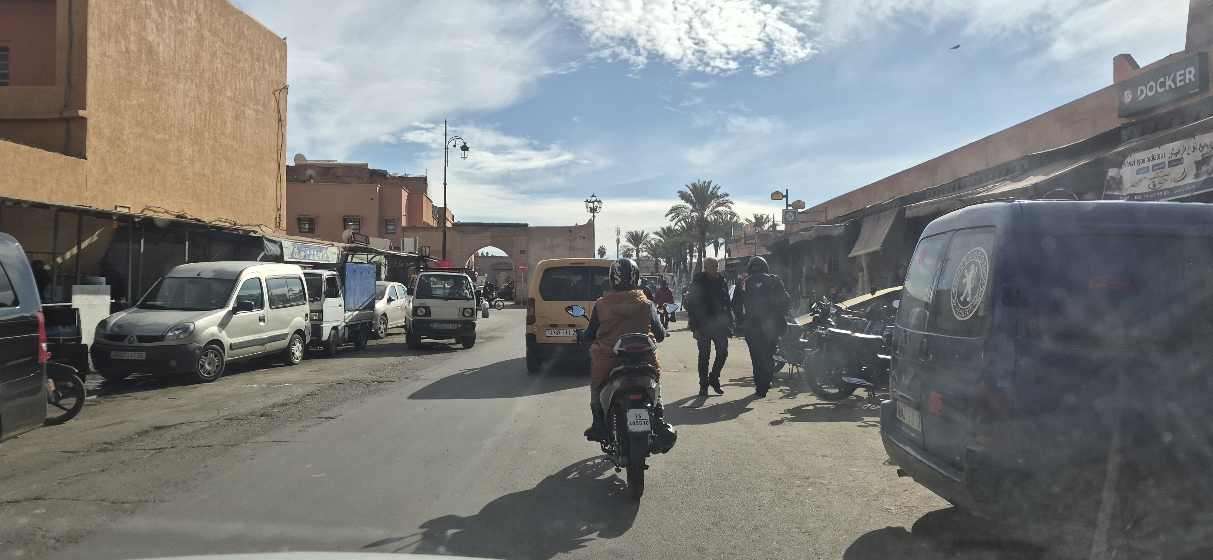 A street scene recovered from Alex's phone gallery